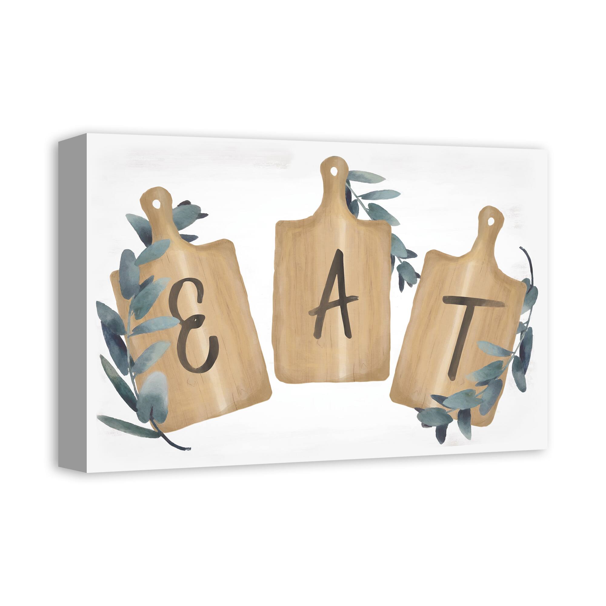 Botanical Cutting Boards 12" x 18" Canvas Wall Art
